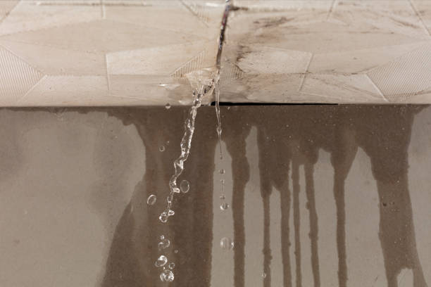 Professional Flood Damage Cleanup technician working in Deckerville, MI